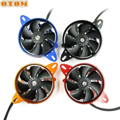 OTOM Oil Cooler Water Cooler New Electric Radiator Cooling Fan For 150cc 200cc 250cc Dirt Pit Bike Motorcycle ATV Quad Motocross