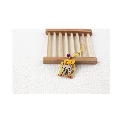 1pcs Mini Traditional Omamori Sweet Animal Fortune Wealthy Happy Life phone Pendant Key Holder Gift Present