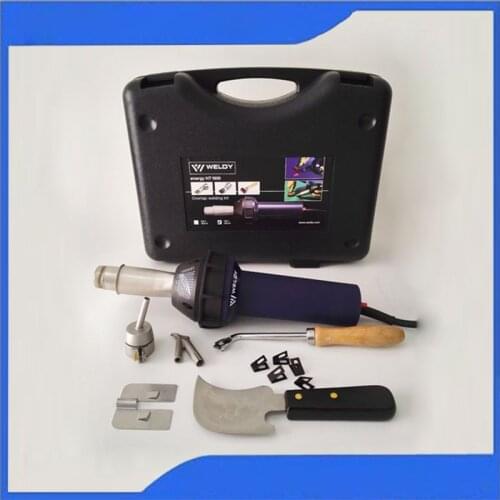 Weldy Professional 1600W Hot Blast Torch Overlap Air Welding Gun Welder Pistol Tool Hot Air Gun PVC Flooring Welding Tool Kit