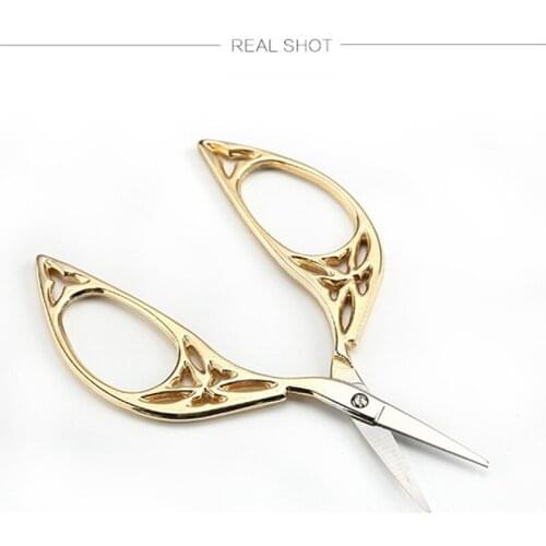 Professional Sewing Scissors For Fabric Clothes Handmade Supply Vintage Cutting Scissors Small Stainless Steel Tailor Scissors