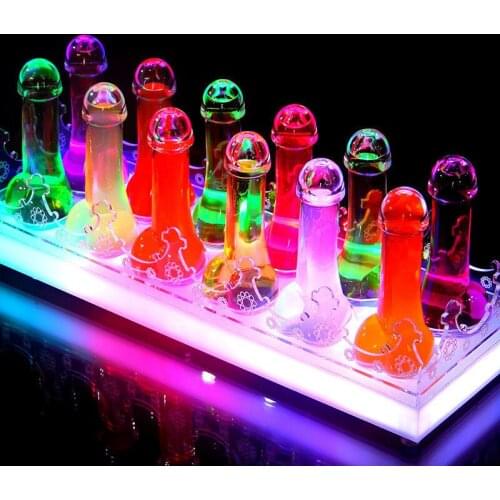 Straw Penis Shape Glass Cup 150ml Vodka Funny Whiskey Cocktail Wine Glass Wedding Party Decoration Favor Chicken Single Party