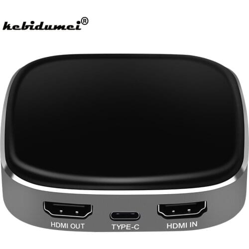 4K 60Hz Type C Video Capture Game Video HDMI-compatible Capture Device For Live Grabber For Xbox For PS4 Switch DSLR Camcorders