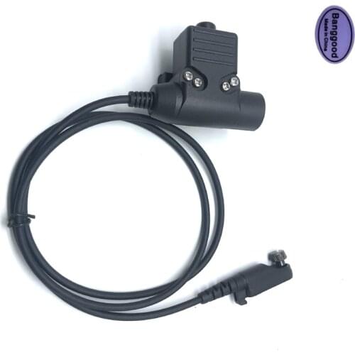 Military Z Tactical U94 Headset U-94/A PTT Adapter for HYT Hytera PD600 PD602 PD605 PD662 PD665 PD680 PD682 PD685 X1P X1E Radio