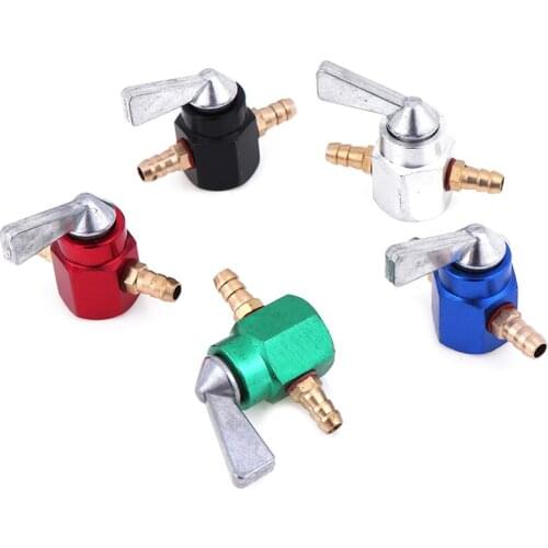 1PCS Universal 6mm In-Line Petrol / Fuel Tap Motorcycle On-OFF Petcock Fuel Switch Drop Shipping Support