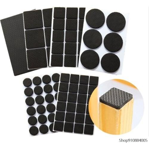 2-48pcs Premium Self Adhesive Furniture Leg Feet Rug Felt Pad Set Anti Slip Mat Bumper Damper For Chair Table Protector Hardware