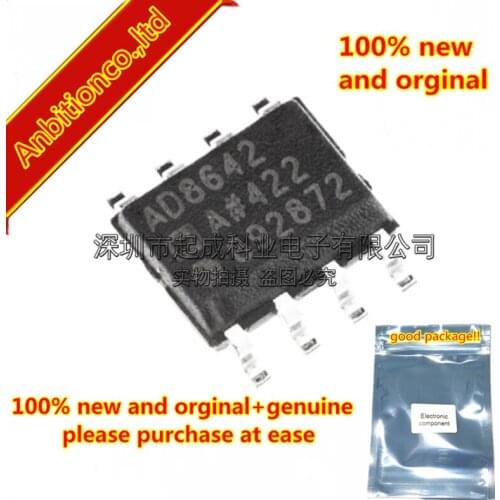 5pcs 100% new original AD8642ARZ-REEL SOP8 AD8642 AD8642AR AD8642A Low Power, Rail-to-Rail Output Precision JFET Amplif in stock