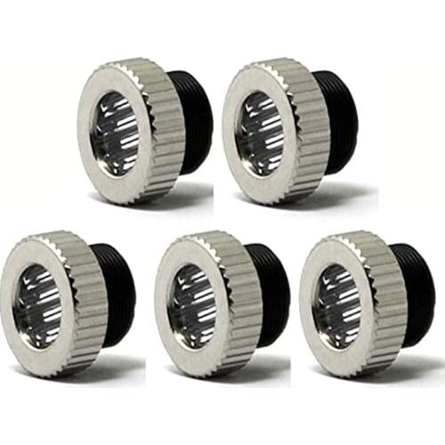 5pcs 30° Line Laser Lenses 200nm-1100nm with Lens Frame M9 and Metal Cap Optics