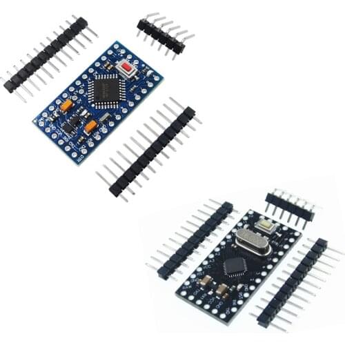 5Pcs Pro Mini 168/328 Atmega168 5V 16M / ATMEGA328P-MU 328P Mini ATMEGA328 5V/16MHz For Arduino Compatible Nano Module