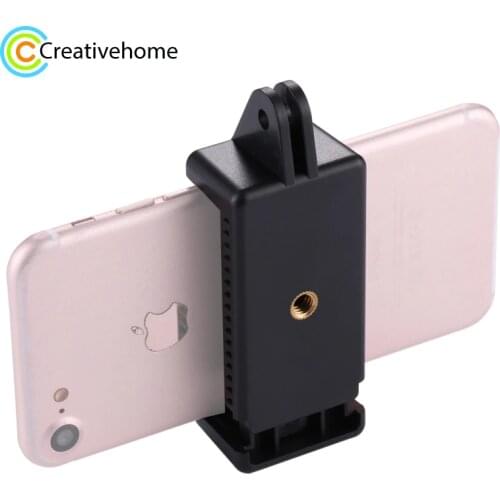 PULUZ Selfie Stick Adapter Quick Release Clip For GoPro HERO5 Session Accessories Tripod Mount Phone Clamp 1/4 inch Screw Hole