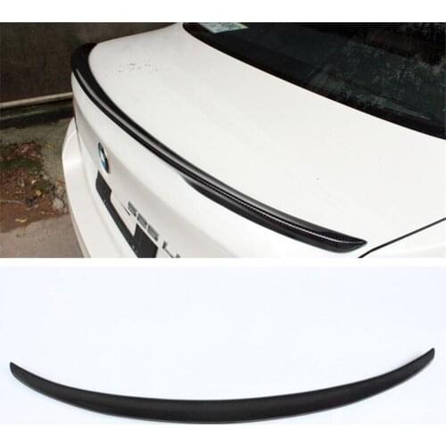 For Spoiler Accessories BMW 5 Series F10 F18 Sedan Real Carbon Fiber Car Trunk Tail Wing 2011-2017 Sports Style Body Kit Refit