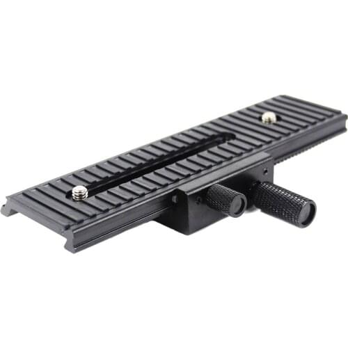 Kolivar 2 way Macro Shot Focusing Focus Rail Slider for CANON NIKON SONY DSLR Camera Close up Shooting Photography Macro Slider