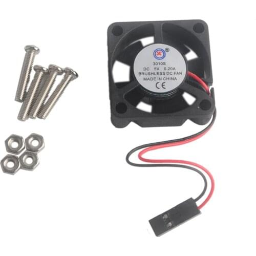 5V Brushless CPU Cooling Fan Cooler for RPI RasPi Raspberry Pi 3 model B+ with Screws