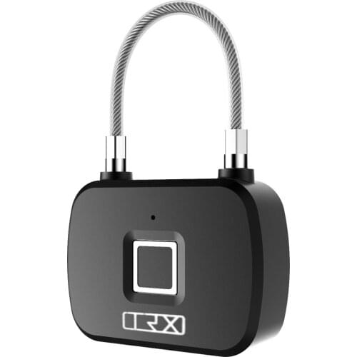 Mini Unlock Rechargeable Smart Lock Keyless Waterproof Fingerprint Lock Anti-Theft Security Padlock Door Luggage Backpack Lock