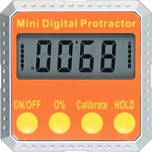 Mini angle ruler Digital Protractor Level / Bevel Gauge / Angle Gauge / Angle Finder angle measuring tool with Embedded Magnets