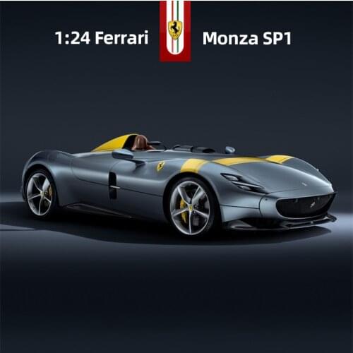 Bburago 1:24 Ferrari SP1 Concept Cars Model Die-casting Metal Model Children Toy Boyfriend Gift Simulated Alloy Car Collection