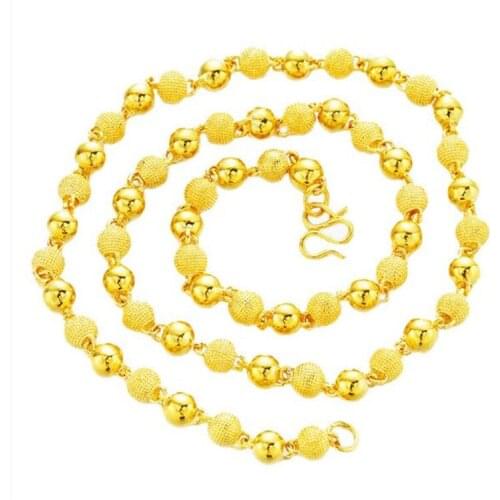 Cuban Chain For Men With Gold Color Hiphop Jewelry Wholesale 10 MM 60cm 24" Curb Chain Necklace
