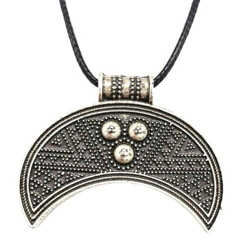 Nostalgia Ancient Slavic Pendant Lunula Jewelery Crescent Moon Viking Amulet Talisman Necklace