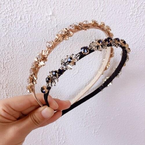 Fashion Korean style Sweet Glittering hairband Women Girls Fashion Sexy Simple crystal Hair Hoop headwear Hair Accessories