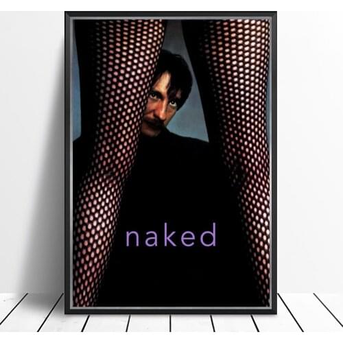 Naked (1993) Poster British black comedy drama film Wall Decor Retro Cinema David Thewlis Katrin Cartlidge Print Art Gift