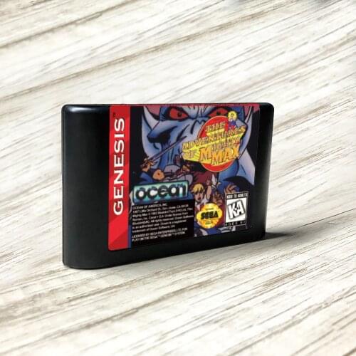 The Adventures of Mighty Max - USA Label Flashkit MD Electroless Gold PCB Card for Sega Genesis Megadrive Video Game Console