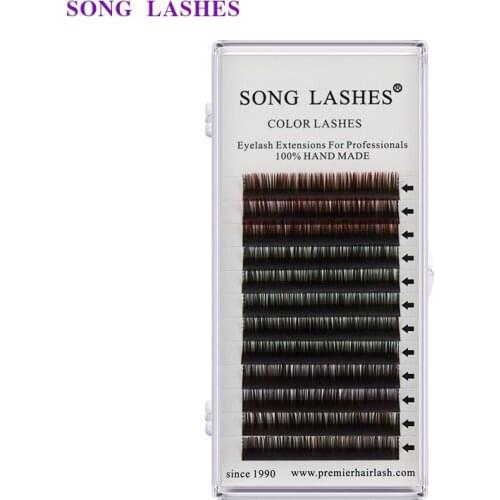 SONG LASHES High Quality Eyelash Extensions Color Gradient Gradually Lash