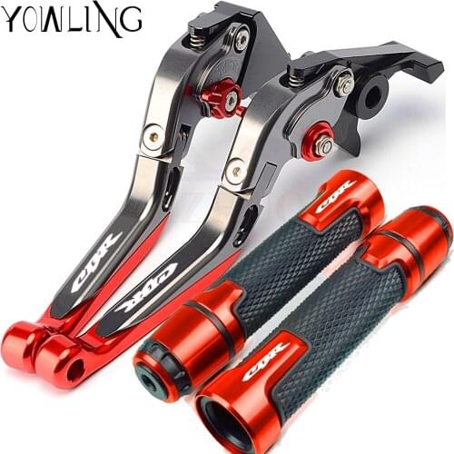 Motorcycle Handlebar Hand Grips Handle Bar End Cover Brake Clutch Levers For HONDA CBR600RR 2007-2018 2017 2016 2015 2014 2013