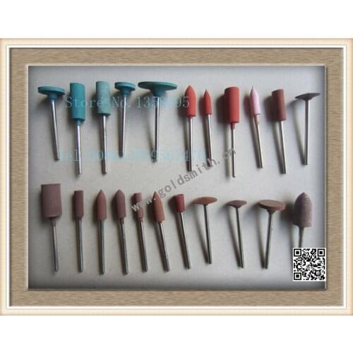 Free shipping!!! 22pcs/set, gh060 dental silicone points, jewelry polishing points, diamond mounted point, goldsmith tool