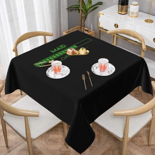 Dragon Maid Tablecloth Square Custom Table Cover Garden Cheap Protection Polyester Table Cloth
