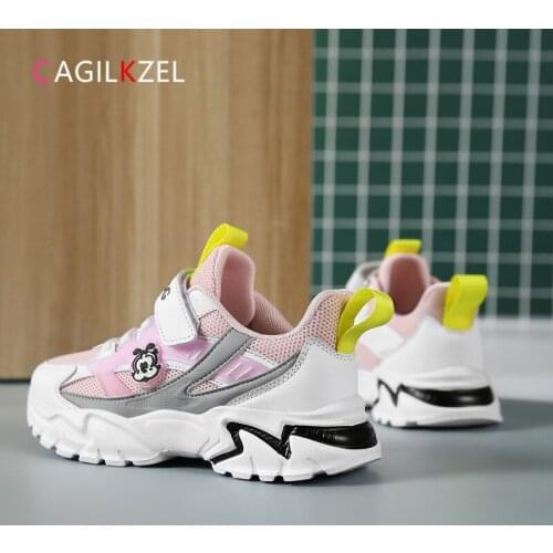 CAGILKZEL High Quality Children Shoes Breathable Sport Shoes For Girl Fashion Running Sneakers Girls Kids Shoes Chaussure Enfant