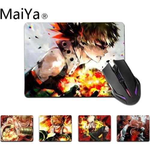 Maiya High Quality My Hero Academia Bakugou Katsuki Computer Gaming Mousemats Top Selling Wholesale Gaming Pad mouse