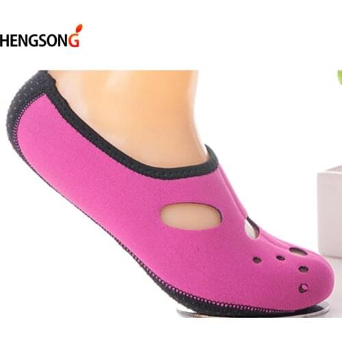 1 Pair Warmth Snorkeling Shoes Child Women Diving Surfing Swim Shoe Short Beach Sock Non-slip Swim Water Shoe Water Sports Shoes