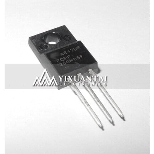 10pcs/lot Free shipping 100% original FCPF260N65F 260N65F FCPF380N65F 380N65F FFPF08S60STU F08S60S TO220F