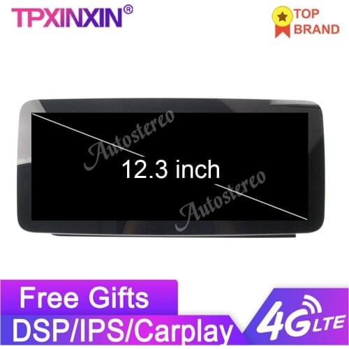 12.3 1920*720 Android 10.0 8+128 For Audi A4 B8 2009-2015 Car GPS Navigation Multimedia Player Auto Stereo Radio Head Unit Music