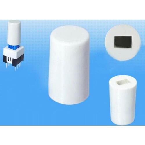200pcs 6*10mm self locking switch cap round button cap multi color caps for height 5.8/7/8/8.5mm self locking switches