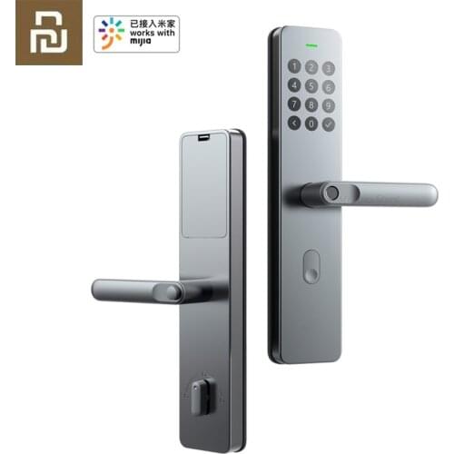 2021 Xiaomi Xiaoda Smart Door Lock Fingerprint Password Unlock Detect Alarm Works with HomeKit & Mi Home App