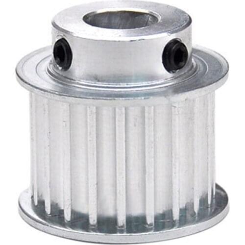 5M 20 Tooth Synchronous Wheel, Timing Belt Pulley, Width 16mm 21mm, Bore 5-15mm