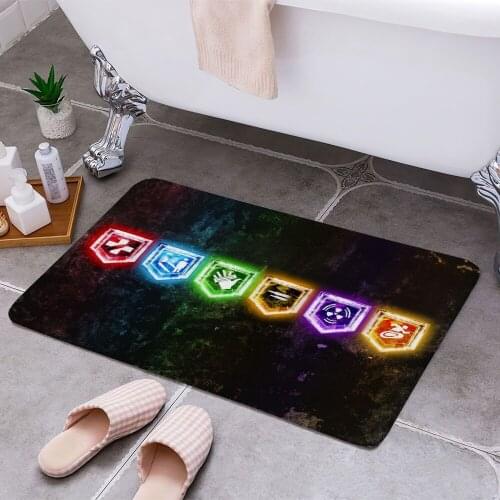 Abstract Zombie Perks 3D Print Doormats Rectangle Non-Slip DoorMat Bedroom Kitchen Entrance Print Door rugs Dropshipping