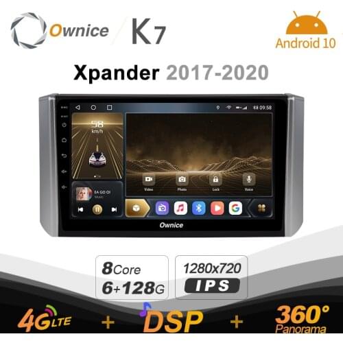 K7 Ownice 6G+128G Android 10.0 Car Radio For Mitsubishi Xpander 2017 - 2020 Multimedia Audio 4G LTE GPS Navi 360 BT 5.0 Carplay