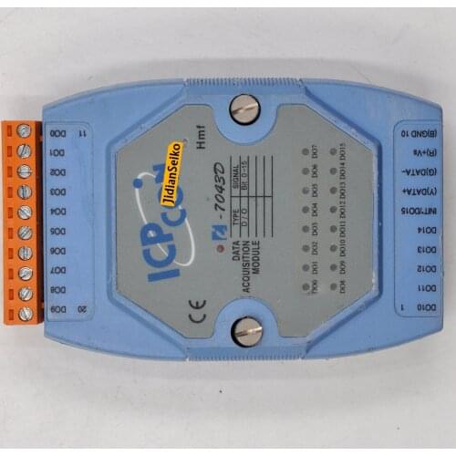 ICP DAS I-7043D 16-channel non-isolated OC gate (sink current) output module