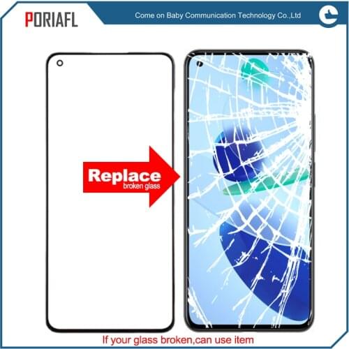 For xiaomi11 lite xiaomi 11lite Front Outer Screen Glass Lens Repair Touch Screen Outer Glass + OCA Glue