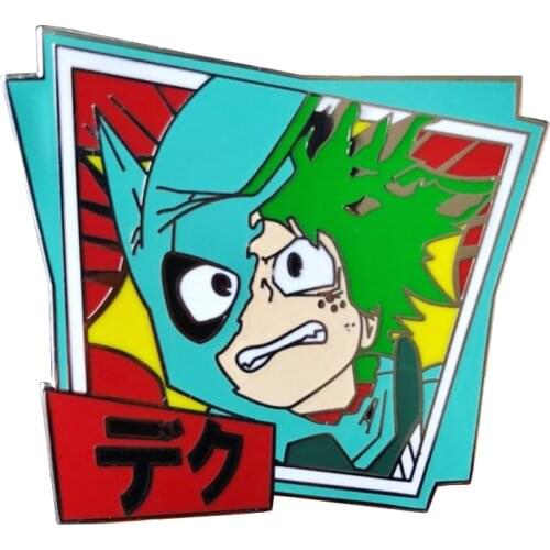 Anime My Hero Academia Deku Izuku Midoriya Enamel Pin Brooch