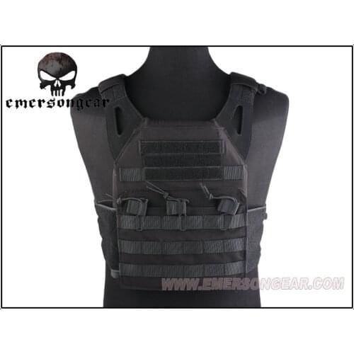 Emersongear JPC simplified version Tactical Jumper carrier Combat Vest Back Support Black EM7344F
