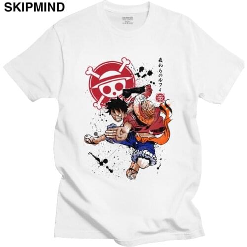 Fashion T Shirt for Men Cotton Graphic Tshirt O-neck Short Sleeve Pirate Tee Tops Streetwear Clothing