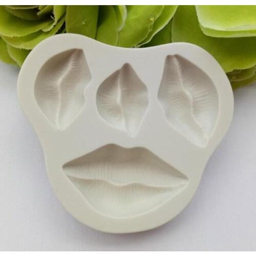 Cake tool lip silicone mold cake mould Fondant tools sugarcraft Decorating Mold Cupcake