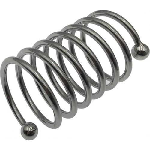 Dildo Ring Sex Tool Sexual Stimulation Stainless Steel Penis Sleeve Extender for Adults