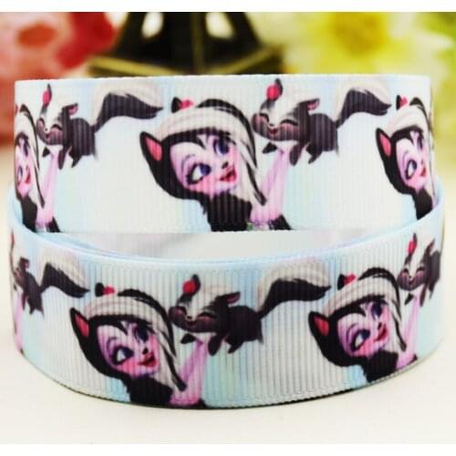 22mm 25mm 38mm 75mm ENCHANTIMALS cartoon printed Grosgrain Ribbon party decoration 10 Yards X-04637