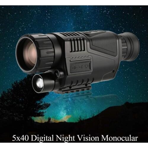 NV-300 Infrared Digital Night-Vision Monoculars 200M Viewing Distance 8X Zoom Night-Vision Digital Telescopes Photo Video Taking