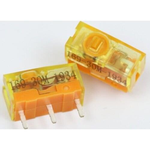 Pack of 2 original TTC dustproof gold series mouse micro switch 30M gold contactor 30 million clicks lifetime