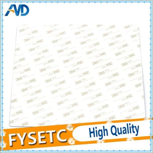 1pc Lastest Black Prusa i3 MK3 MK52 Sheet Heat Bed Platform 3D Printer Buildplate Sticker Sheet For Prusa i3 Mk3 Mk2.5 Heat Bed