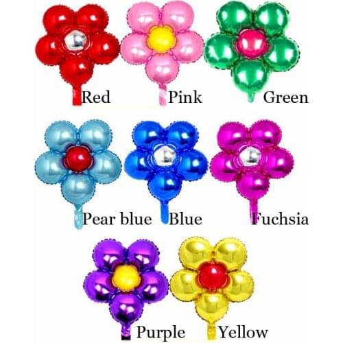 New arrival Flower shape foil balloons Wedding decorations Event party supplies Store promotion balloon 50*58cm free shipping